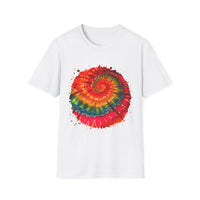Fuchsia Frenzy 2:  Vibrant Tie-Dye T-Shirt for Fun & Relaxation, Summer Vibes, Festival Wear, Unisex Fashion, Gift for Friends