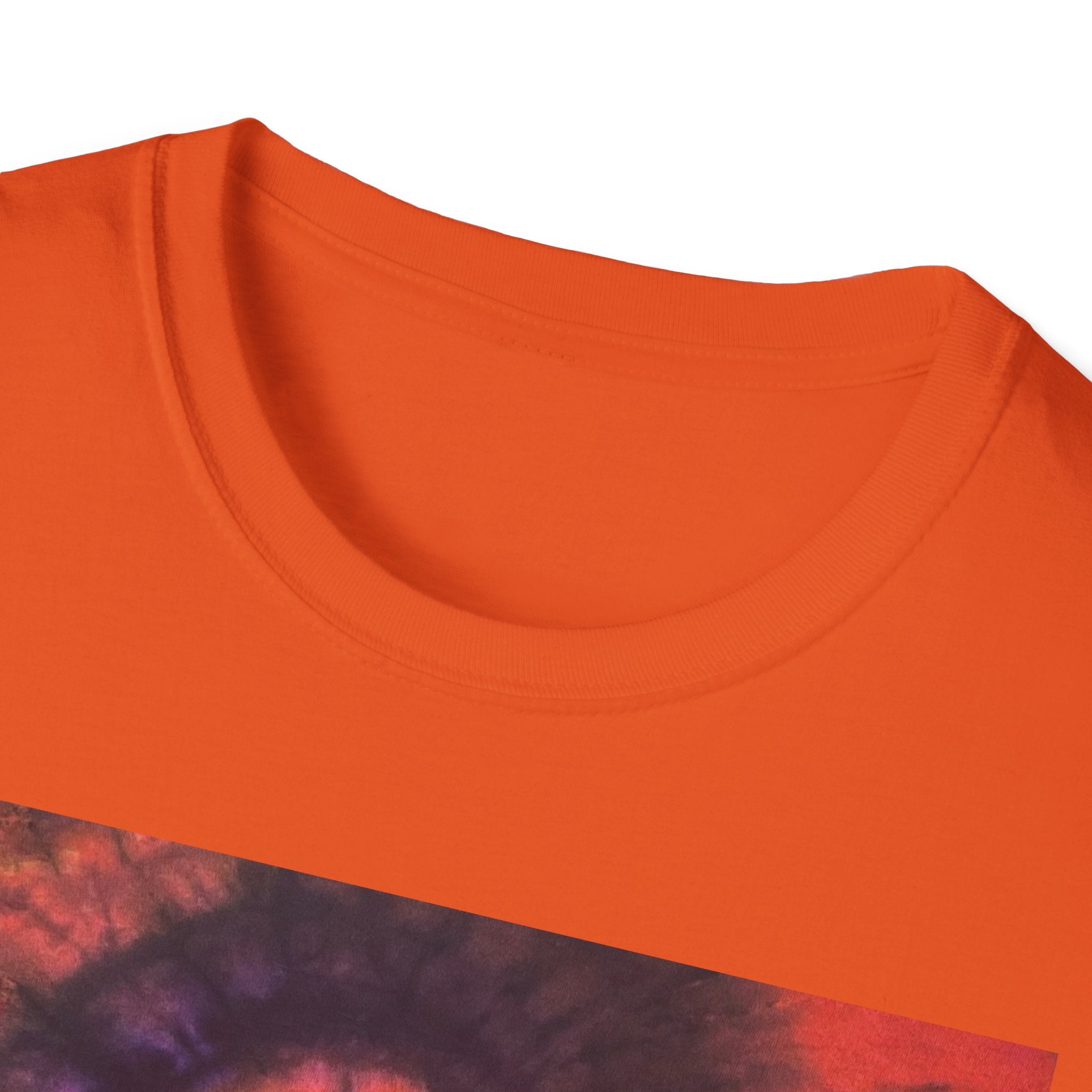 POWER BALL BLISS: Vibrant swirl Tie-Dye Unisex Softstyle T-Shirt, Summer Festival Tee, Bohemian Apparel, Gift for Friends, Unique Graphic Shirt