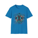 FOCAL POINT:  Kaleidoscope inspired, Colorful Tie-Dye Unisex T-Shirt, Funky Graphic Tee, Casual Summer Wear, Gift for Friends, Vibrant Design, Unique Style