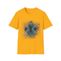 FOCAL POINT:  Kaleidoscope inspired, Colorful Tie-Dye Unisex T-Shirt, Funky Graphic Tee, Casual Summer Wear, Gift for Friends, Vibrant Design, Unique Style