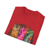 Firestone 2:  Vibrant Tie-Dye Unisex T-Shirt, Colorful Casual Tee, Summer Festival Shirt, Gift for Friends, Boho Style Apparel