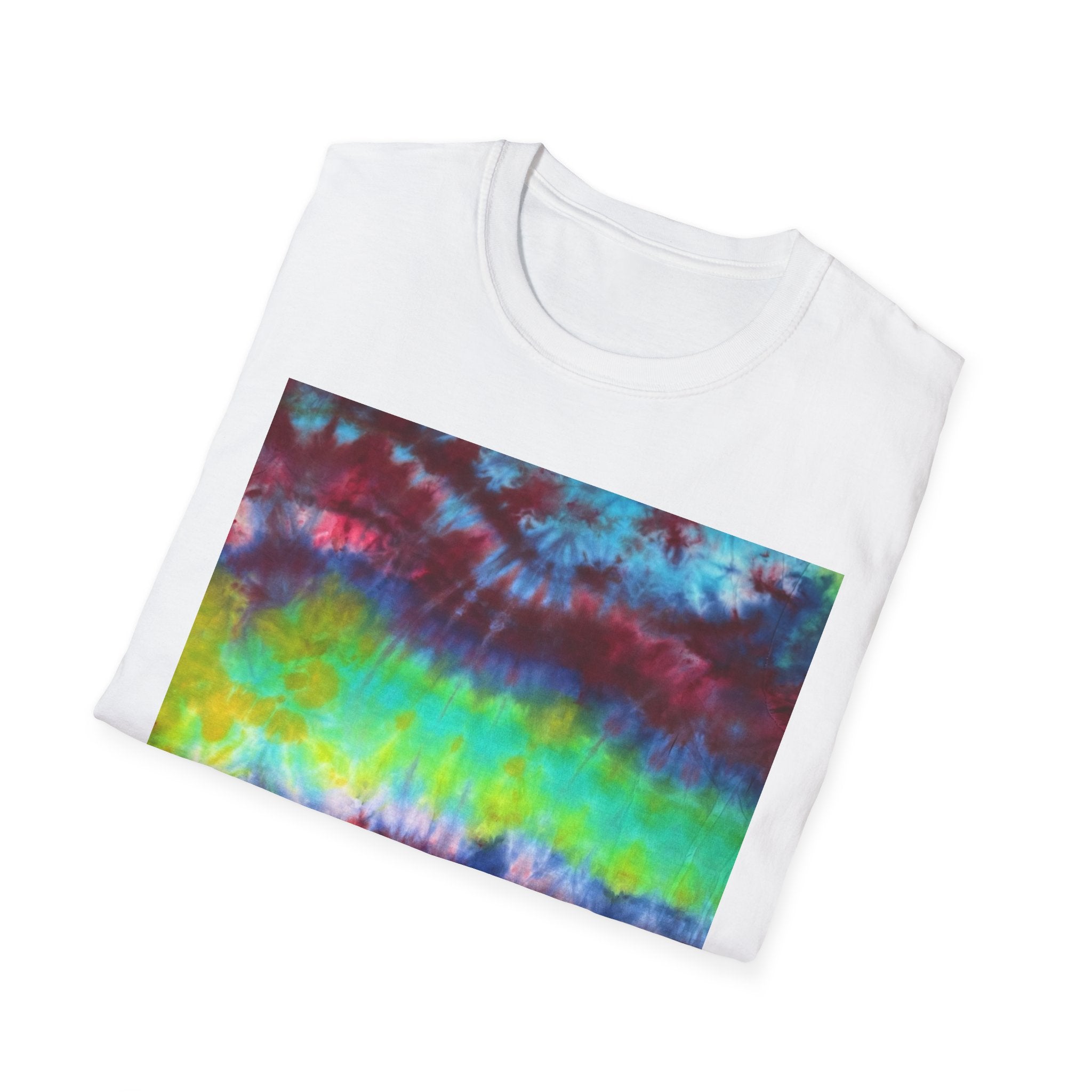 SIDEWINDER: Wave style, Vibrant Tie-Dye Unisex T-Shirt | Summer Vibes, Casual Wear, Gift for Friends, Festival Apparel, Beach Day Top