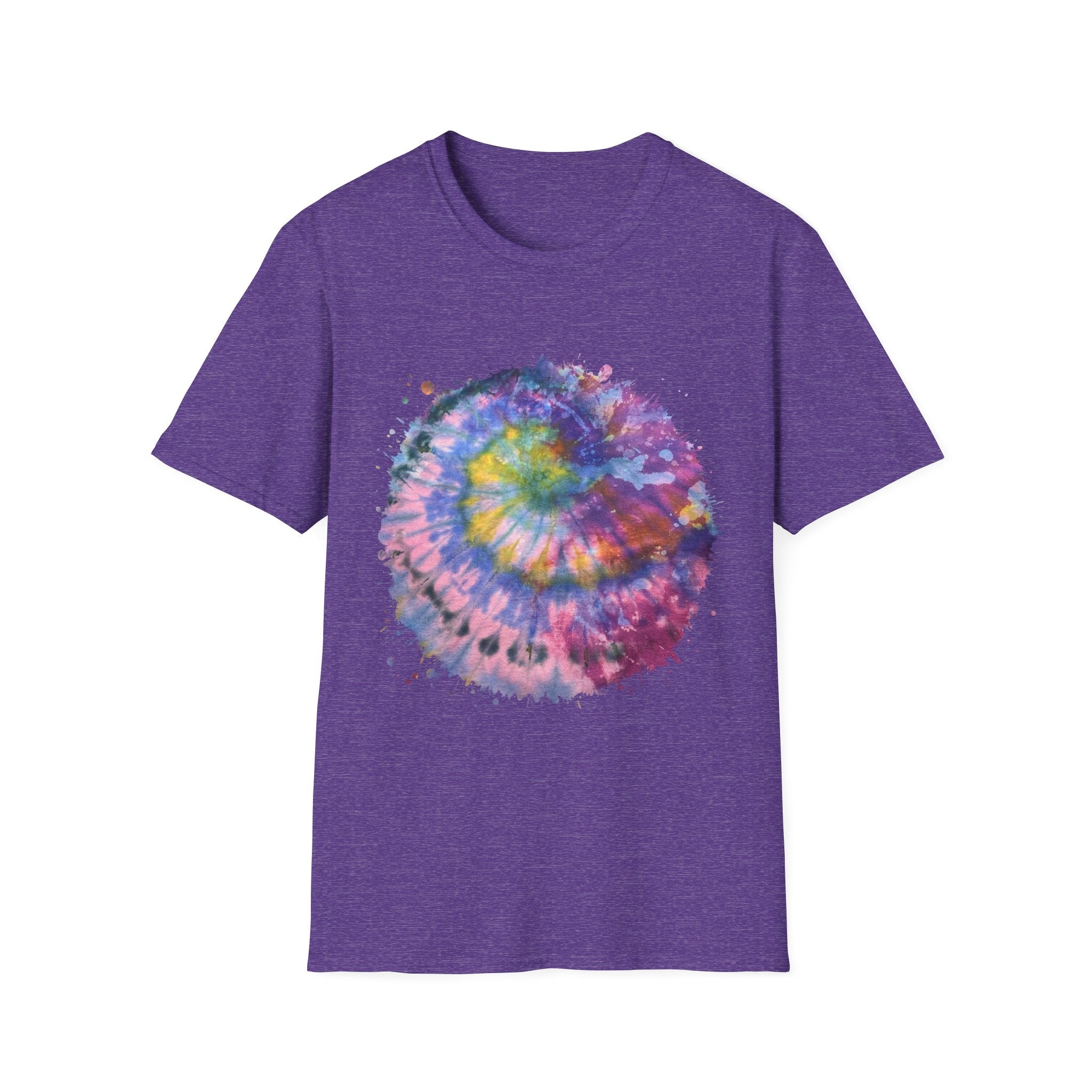 Dragonfly Destiny 2:  Colorful Tie-Dye Unisex T-Shirt, Boho Shirt, Casual Wear, Summer Style, Gift for Her, Festival Fashion, Spiritual Outfit