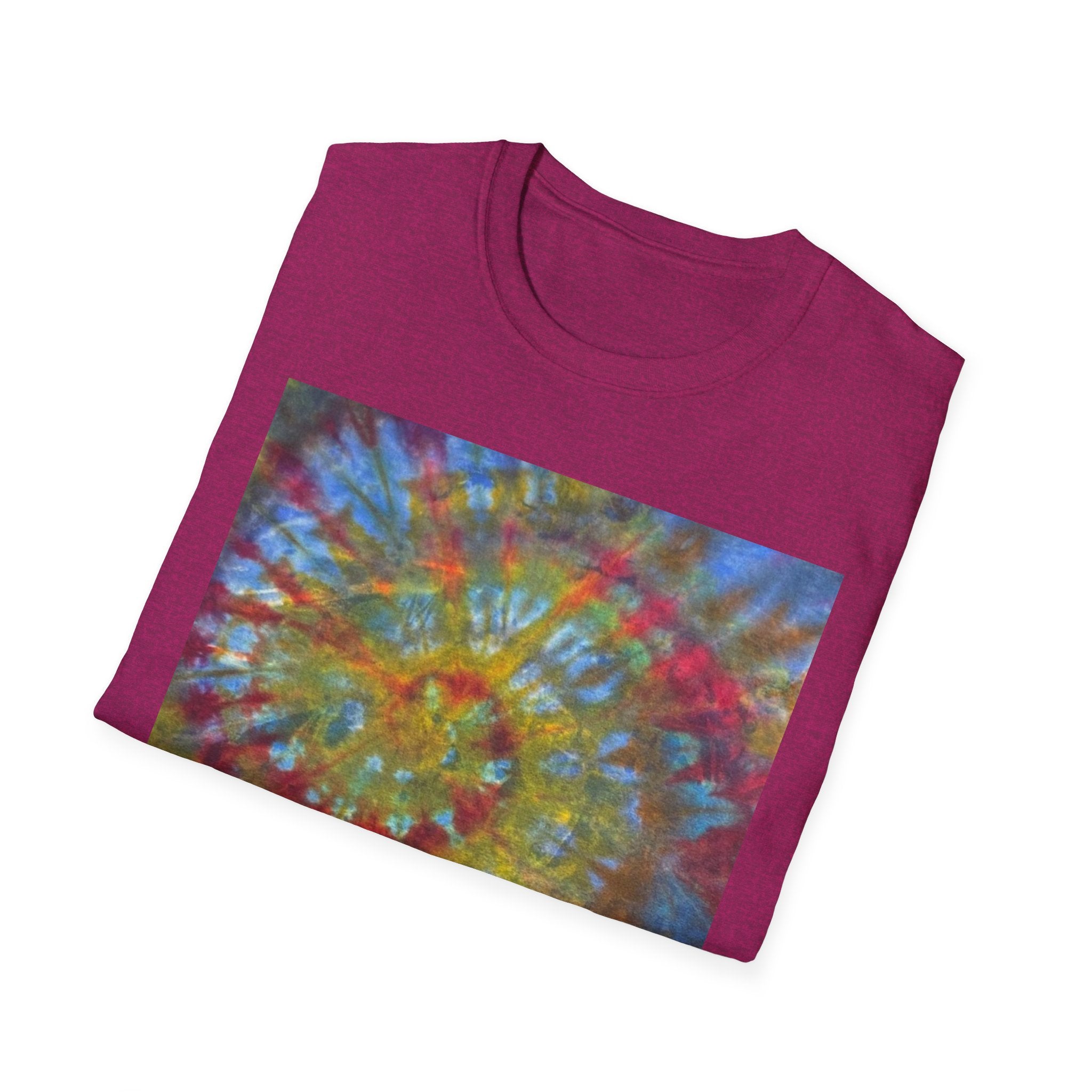 WATERMELON KRUSH: Trendy and Colorful Tie-Dye Unisex T-Shirt, Casual Wear, Summer Vibes, Festival Clothing, Eco-Friendly Fashion, Gift for Friends