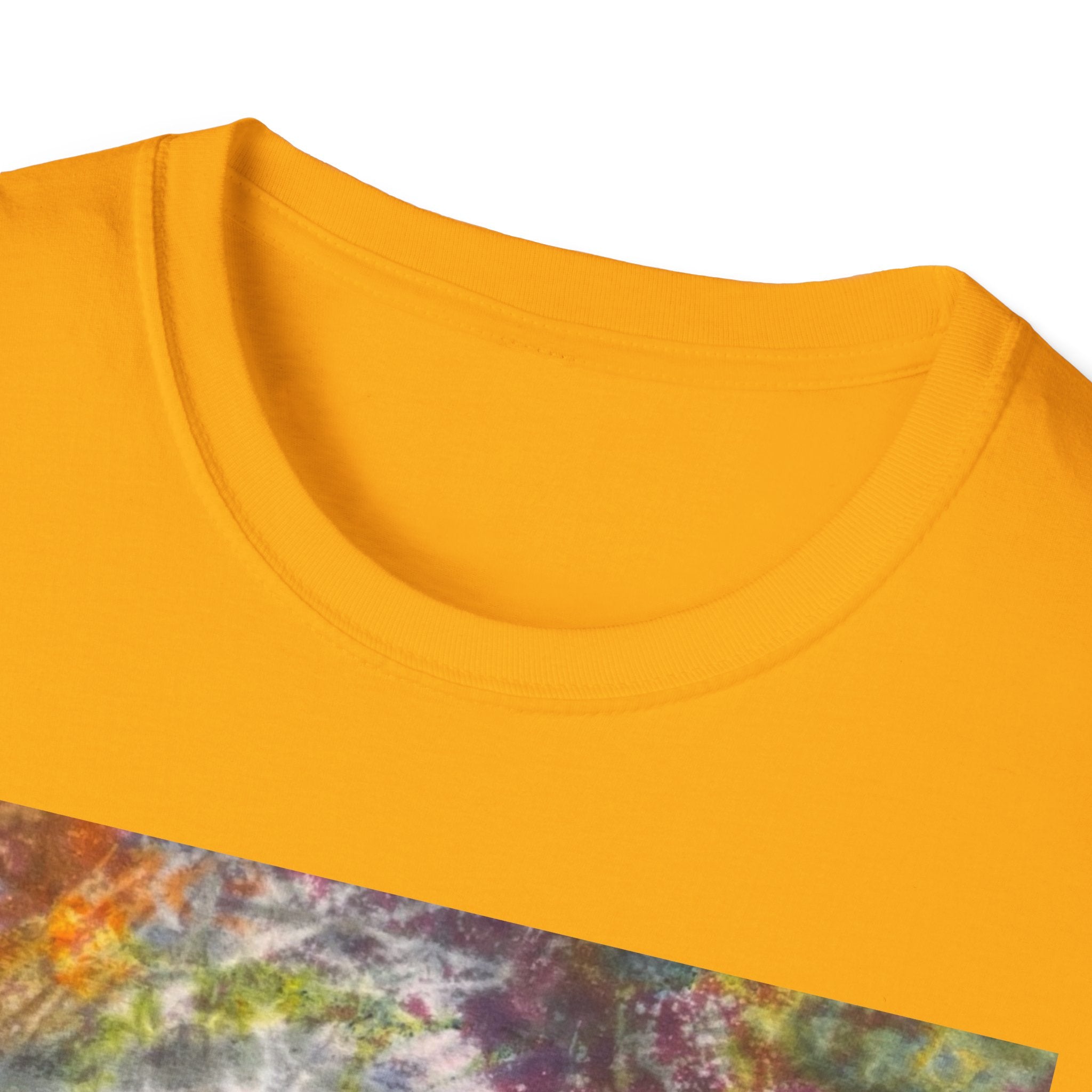 CORNUCOPIA:  Grunge style tie dye, Unisex Softstyle T-Shirt