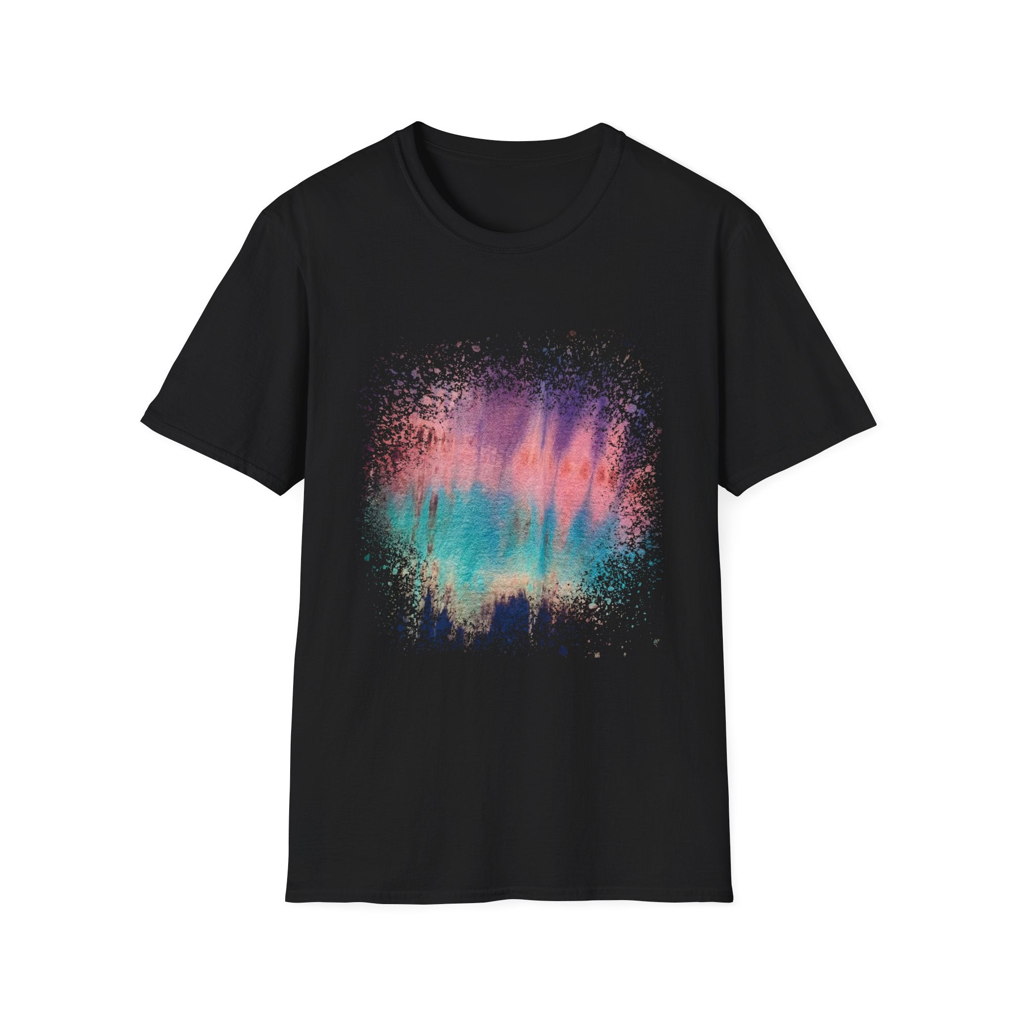 Momentum 2:  Colorful Abstract Unisex T-Shirt | Softstyle Tee for Casual Outings, Gifts, Festivals, Summer Vibes, Daily Wear