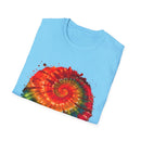 Fuchsia Frenzy 2:  Vibrant Tie-Dye T-Shirt for Fun & Relaxation, Summer Vibes, Festival Wear, Unisex Fashion, Gift for Friends