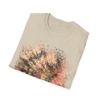 CAT SCRATCH FEVER:  Scratchy fun  vibe, Abstract Tie-Dye Unisex Softstyle T-Shirt | Bohemian Vibe, Casual Wear, Gift for Friends, Summer Fashion, Nature Lover Tee