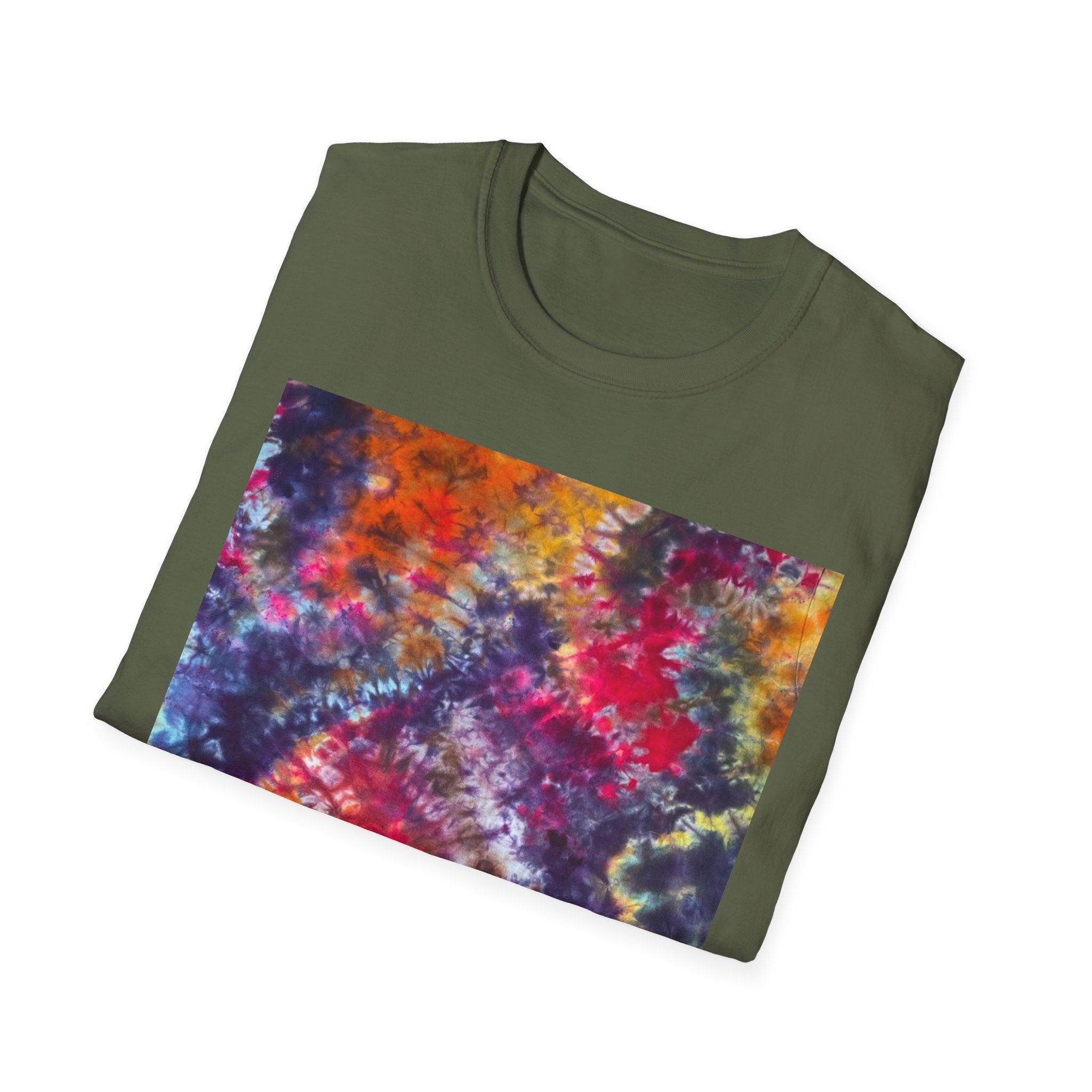 FIFTH DIMENSION: Galaxy style, Vibrant Tie-Dye Unisex T-Shirt - Perfect for Summer Festivals, Casual Outfits, Gifts, Beach Days, and Relaxed Vibes