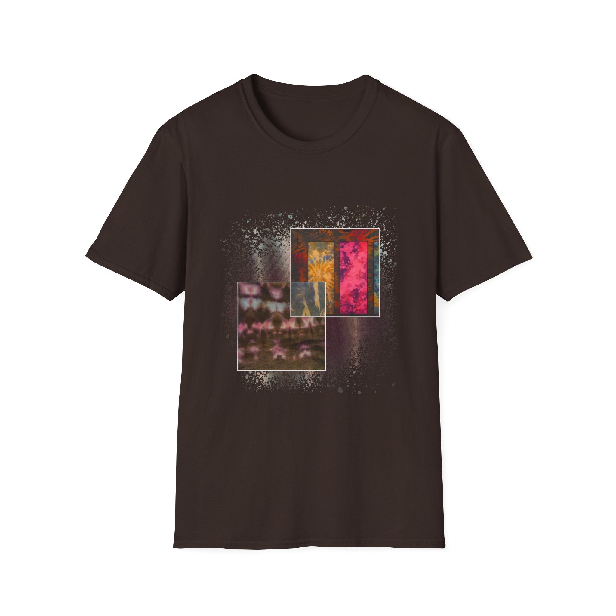 Smoke and Mirrors 2:  Vibrant Art Graphic Tee, Unisex Softstyle T-Shirt, Casual Wear, Stylish Gift, Artistic Fashion, Everyday Comfort, Unique Design