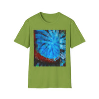 BLUE TIDE: Ocean inspired, Colorful swirl Tie-Dye Unisex T-Shirt - Boho-Chic Fashion, Summer Vibes, Gift for Him/Her, Festival Wear, Cozy Everyday Top