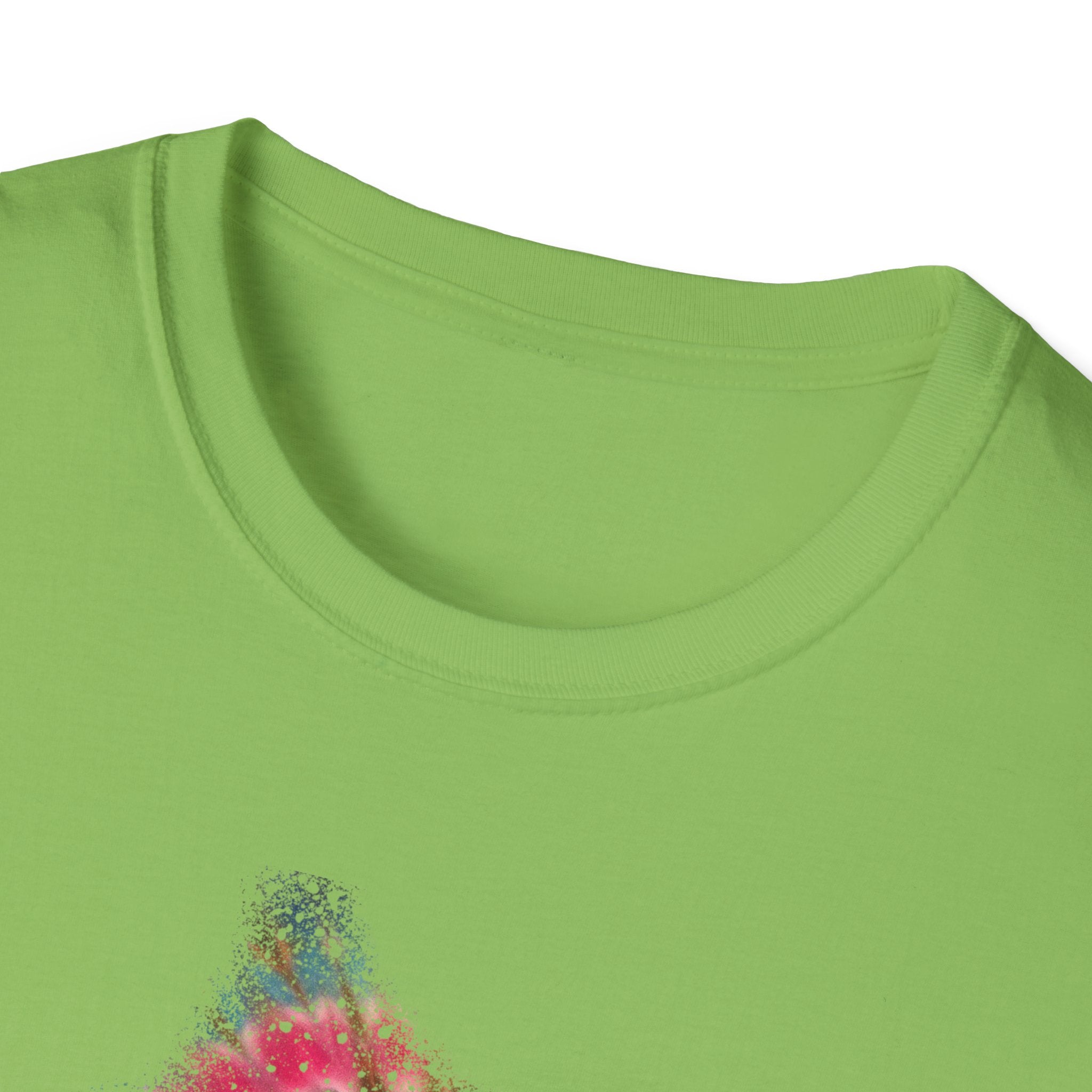 Rainbow Ballad 2: Colorful Snowy edge Tie-Dye Unisex T-Shirt, Bohemian Tee, Festival Wear, Summer Vibes, Casual Fashion, Gift for Her/Him