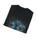 FOCAL POINT:  Kaleidoscope inspired, Colorful Tie-Dye Unisex T-Shirt, Funky Graphic Tee, Casual Summer Wear, Gift for Friends, Vibrant Design, Unique Style