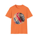 Boomerang Blaze 2:  Tie Dye Unisex Softstyle T-Shirt - Bohemian Vibes for Casual Wear, Summer Festivals, Gift Ideas, Eco-Friendly Fashion, Everyday Comfort