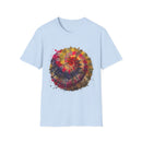 Desert Rose 2:  Vibrant Tie-Dye T-Shirt, Unisex Softstyle Tee, Boho Chic Shirt, Casual Wear, Perfect for Summer Festivals, Gift for Friends