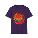 Fuchsia Frenzy 2:  Vibrant Tie-Dye T-Shirt for Fun & Relaxation, Summer Vibes, Festival Wear, Unisex Fashion, Gift for Friends