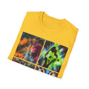 THE VICEROY: Unisex Tie-Dye collage T-Shirt, Vibrant Fashion Tee, Summer Wardrobe Essential, Festival Wear, Gift for Creative Souls, Casual Everyday Tee