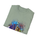 Tenacity 2:  Colorful Tie-Dye Unisex Softstyle T-Shirt, Casual Wear, Gift for Art Lovers, Summer Vibes, Festival Clothing