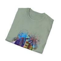 Tenacity 2:  Colorful Tie-Dye Unisex Softstyle T-Shirt, Casual Wear, Gift for Art Lovers, Summer Vibes, Festival Clothing