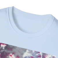 CRITTER: "under the microscope" look, Vibrant Tie-Dye Unisex T-Shirt, Boho Chic Tee, Festival Wear, Summer Essentials, Gift for Friends, Relaxed Casual Style