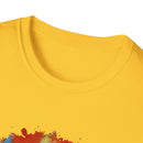 Orange Krush 2:  Tie-Dye Krush Unisex Softstyle T-Shirt, Vibrant Casual Tee, Bohemian Top, Festival Wear, Gift for Music Lovers