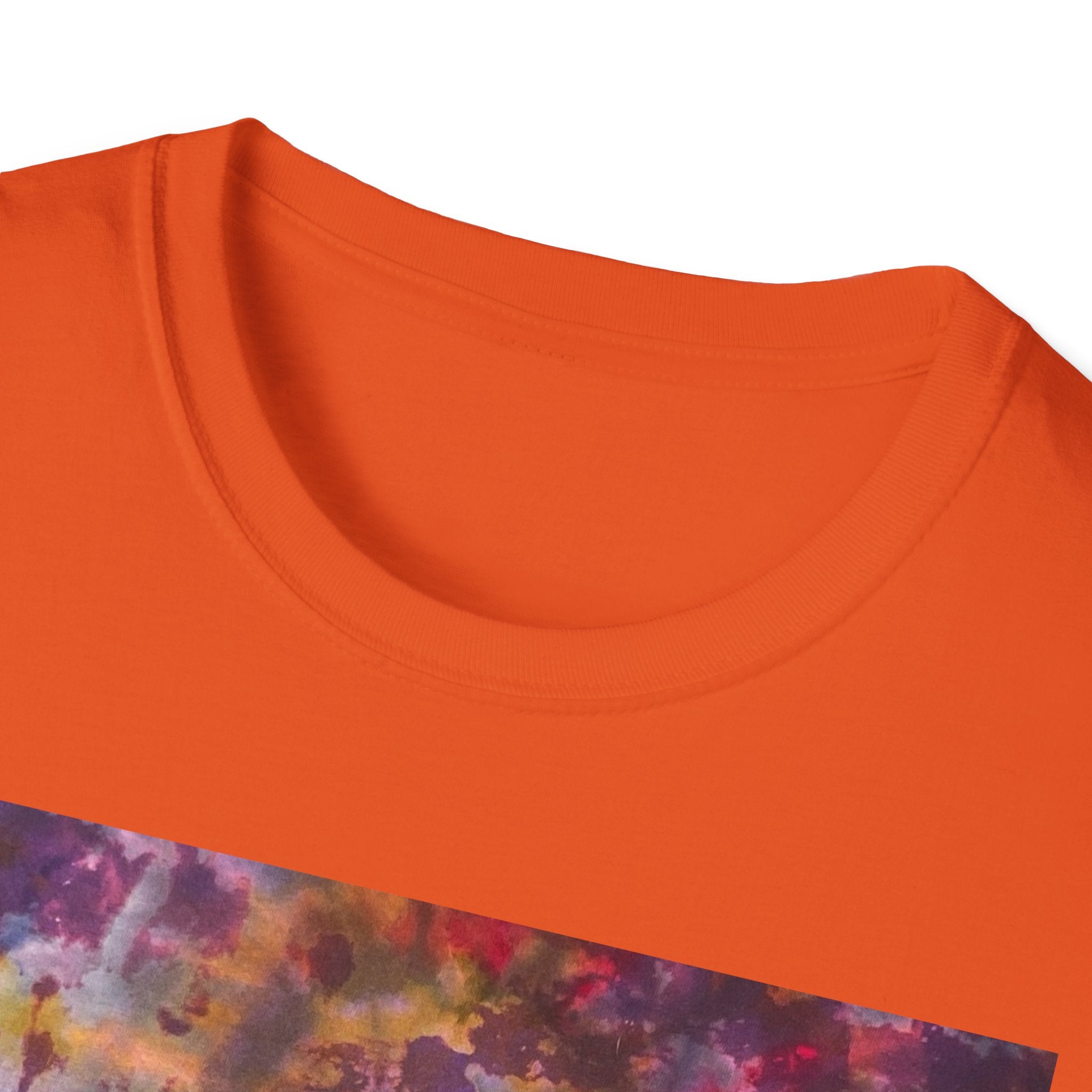 FANTASIA:  Fantasy inspired Splat style, Tie-Dye Unisex Softstyle T-Shirt | Perfect for Summer Festivals, Casual Outings, Gifts, and Relaxation