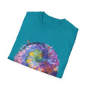 Dragonfly Destiny 2:  Colorful Tie-Dye Unisex T-Shirt, Boho Shirt, Casual Wear, Summer Style, Gift for Her, Festival Fashion, Spiritual Outfit
