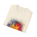 Supersonic 2:  Vibrant Splash Art Unisex T-Shirt, Colorful Tee, Casual Wear, Festival Shirt, Graphic Tee, Gift for Art Lovers