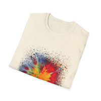 Supersonic 2:  Vibrant Splash Art Unisex T-Shirt, Colorful Tee, Casual Wear, Festival Shirt, Graphic Tee, Gift for Art Lovers