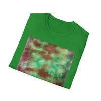 AUTUMN INFUSION: Unisex Monet Tie-Dye Art T-Shirt, Relaxed Comfy Tee, Boho Style Shirt, Perfect Gift for Art Lovers, Festival Wear, Casual Everyday Clothing