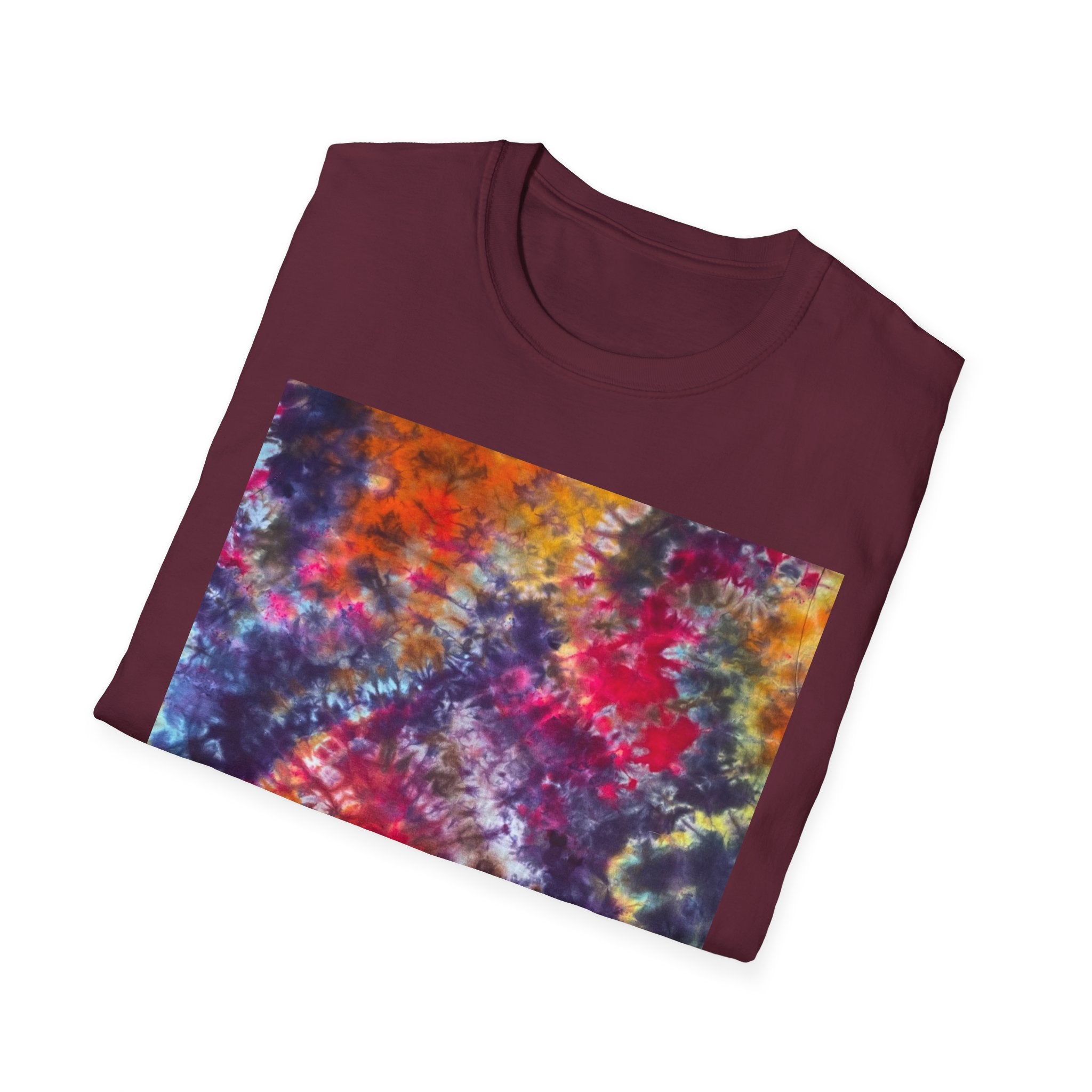 FIFTH DIMENSION: Galaxy style, Vibrant Tie-Dye Unisex T-Shirt - Perfect for Summer Festivals, Casual Outfits, Gifts, Beach Days, and Relaxed Vibes
