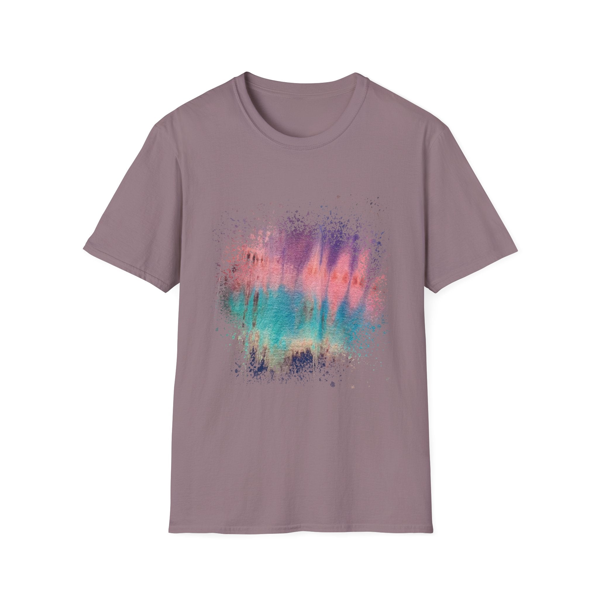 Momentum 2:  Colorful Abstract Unisex T-Shirt | Softstyle Tee for Casual Outings, Gifts, Festivals, Summer Vibes, Daily Wear