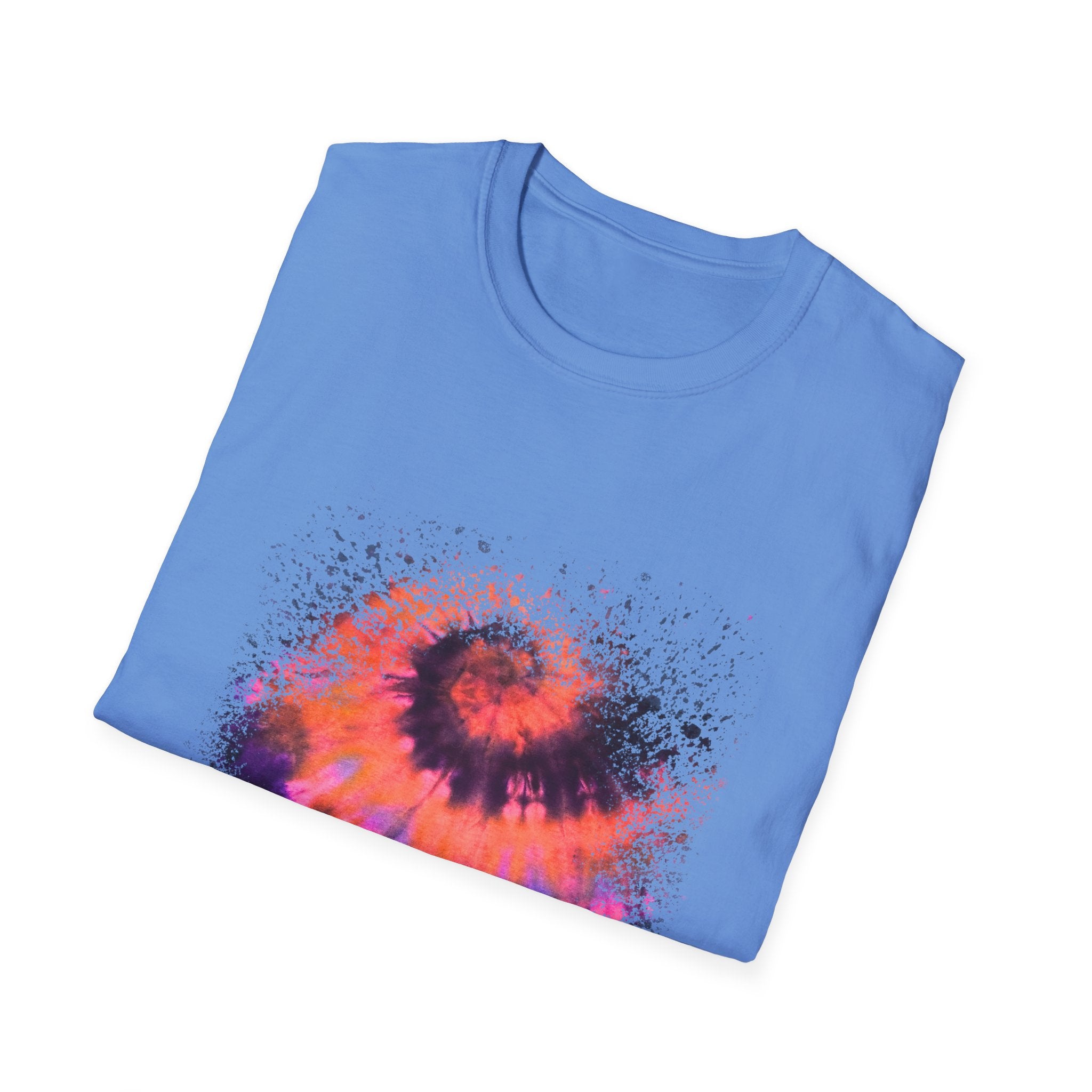 Indigo Odyssey 2:  Vibrant Tie-Dye Unisex T-Shirt | Soft Stylish Tee for Festivals, Casual Wear, Gifts, Summer Events, Parties