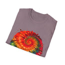 Fuchsia Frenzy 2:  Vibrant Tie-Dye T-Shirt for Fun & Relaxation, Summer Vibes, Festival Wear, Unisex Fashion, Gift for Friends