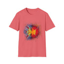 Supersonic 2:  Vibrant Splash Art Unisex T-Shirt, Colorful Tee, Casual Wear, Festival Shirt, Graphic Tee, Gift for Art Lovers
