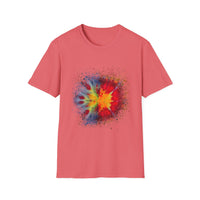 Supersonic 2:  Vibrant Splash Art Unisex T-Shirt, Colorful Tee, Casual Wear, Festival Shirt, Graphic Tee, Gift for Art Lovers