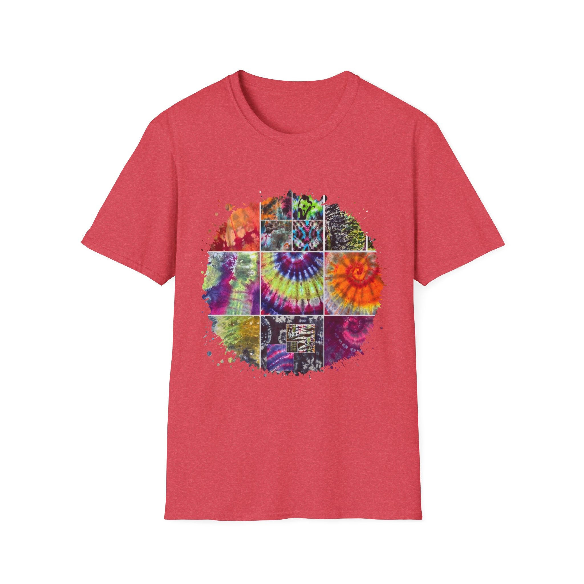 Resilience 2:  Vibrant Tie-Dye Unisex Softstyle T-Shirt, Bohemian Tee, Summer Apparel, Festival Wear, Gift for Him or Her