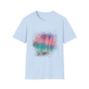 Momentum 2:  Colorful Abstract Unisex T-Shirt | Softstyle Tee for Casual Outings, Gifts, Festivals, Summer Vibes, Daily Wear