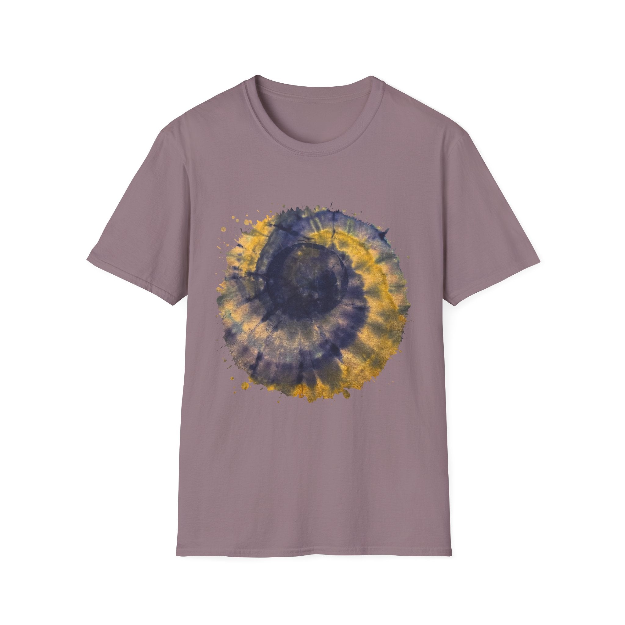ECLIPSE: Blindside eclipse inspired, Tie-Dye Unisex Softstyle T-Shirt | Comfortable Casual Tee, Unique Graphic Shirt, Trendy Summer Wear, Gift for Her and Him