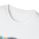 INFLECTION POINT: Monet style Colorful Tie-Dye Unisex Softstyle T-Shirt, Casual Wear, Festival Outfit, Art-Inspired, Everyday Fashion, Gift for Art Lovers