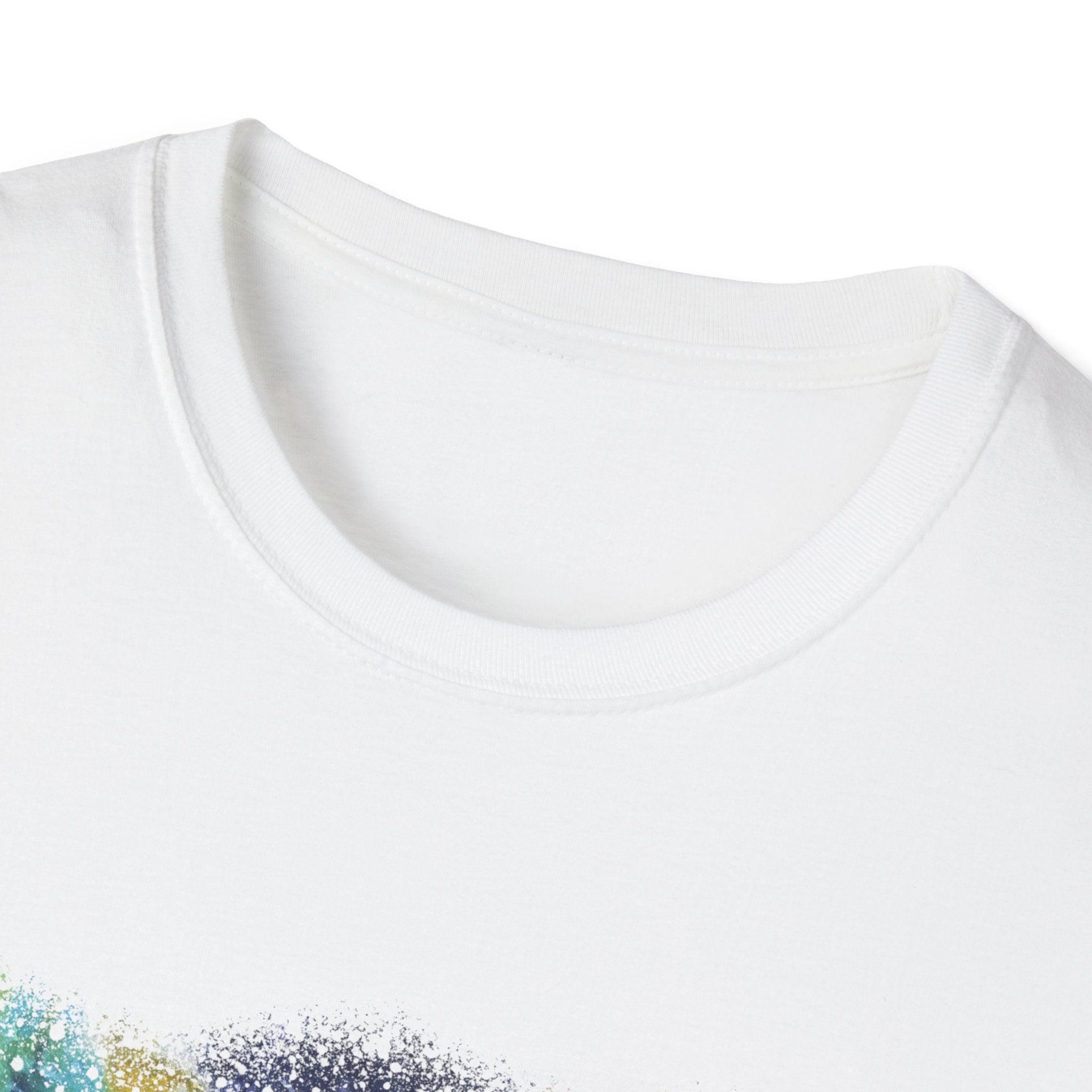 INFLECTION POINT: Monet style Colorful Tie-Dye Unisex Softstyle T-Shirt, Casual Wear, Festival Outfit, Art-Inspired, Everyday Fashion, Gift for Art Lovers