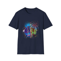 Tenacity 2:  Colorful Tie-Dye Unisex Softstyle T-Shirt, Casual Wear, Gift for Art Lovers, Summer Vibes, Festival Clothing