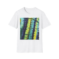 ALLIGATOR ALLEY: Reptile inspired, Vibrant Tie-Dye Unisex T-Shirt, Boho Style Tee, Summer Outfit, Festival Wear, Gift for Her, Unique Graphic Shirt