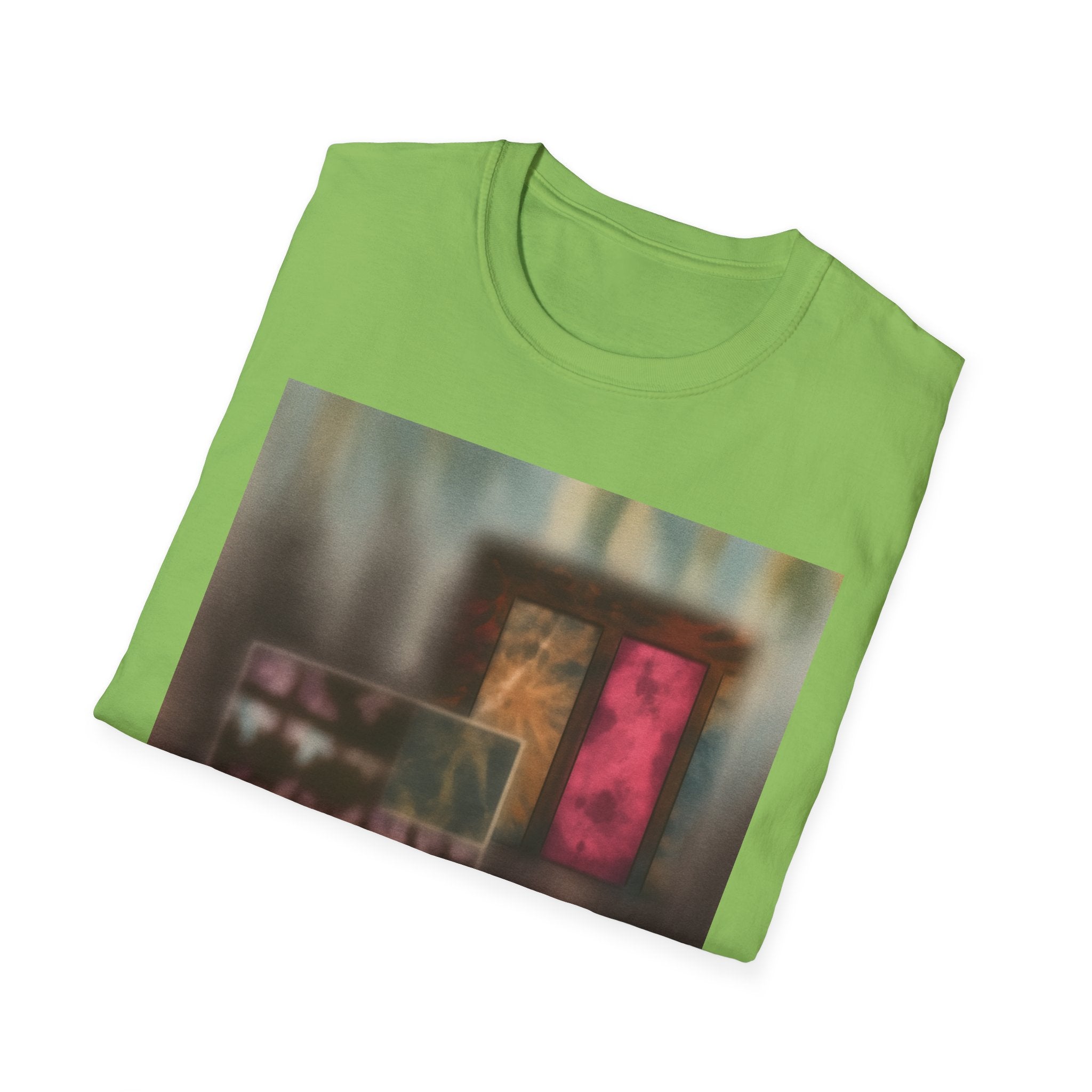 SMOKE AND MIRRORS:  Abstract Art Unisex T-Shirt, Soft Graphic Tee, Casual Wear, Unique Apparel, Gift for Art Lovers, Trendy Style