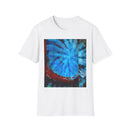 BLUE TIDE: Ocean inspired, Colorful swirl Tie-Dye Unisex T-Shirt - Boho-Chic Fashion, Summer Vibes, Gift for Him/Her, Festival Wear, Cozy Everyday Top