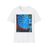 BLUE TIDE: Ocean inspired, Colorful swirl Tie-Dye Unisex T-Shirt - Boho-Chic Fashion, Summer Vibes, Gift for Him/Her, Festival Wear, Cozy Everyday Top