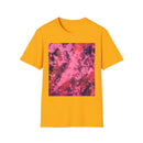 MAGENTA MADNESS;  Smash style, Vibrant Tie-Dye T-Shirt, Unisex Softstyle Tee for Festivals, Summer Vibes, Gifts for Friends, Casual Wear, Easy Fashion