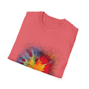 Supersonic 2:  Vibrant Splash Art Unisex T-Shirt, Colorful Tee, Casual Wear, Festival Shirt, Graphic Tee, Gift for Art Lovers