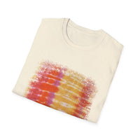 TEQUILA SUNRISE: Horizon inspired, beach vibe Tie-Dye Unisex Softstyle T-Shirt, Casual Wear, Summer Vibes, Festival Outfit, Gift for Friends, Tie Dye Shirt