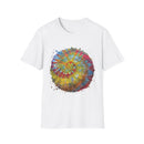 Watermelon Krush 2:  Colorful Spiral Tie-Dye Unisex Softstyle T-Shirt, Summer Vibes Shirt, Festival Apparel, Gift for Her, Boho Fashion